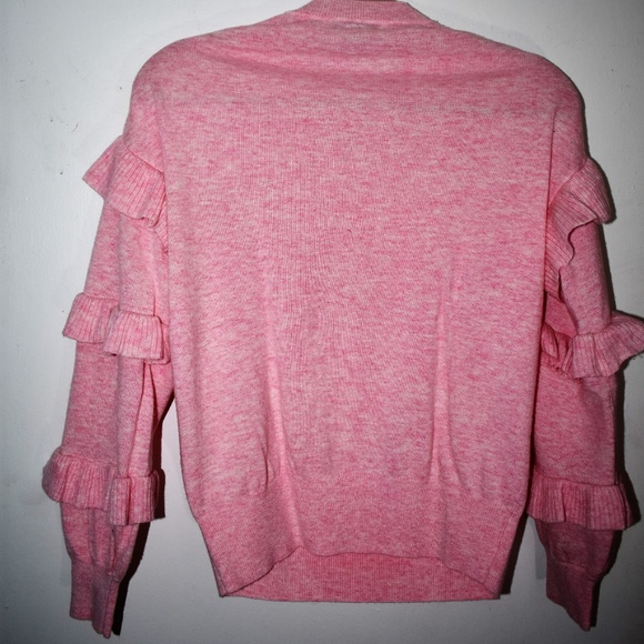 J.Crew Ruffle Sleeved Sweater - Picture 2 of 2